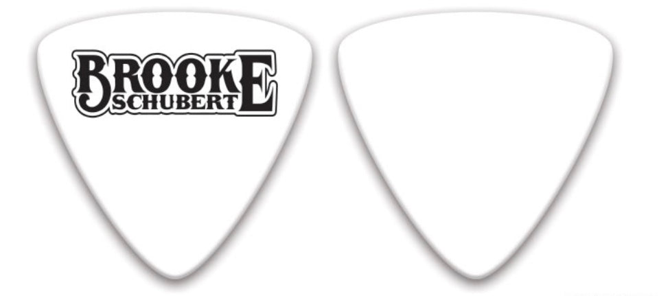 Brooke Schubert Logo Guitar Pick